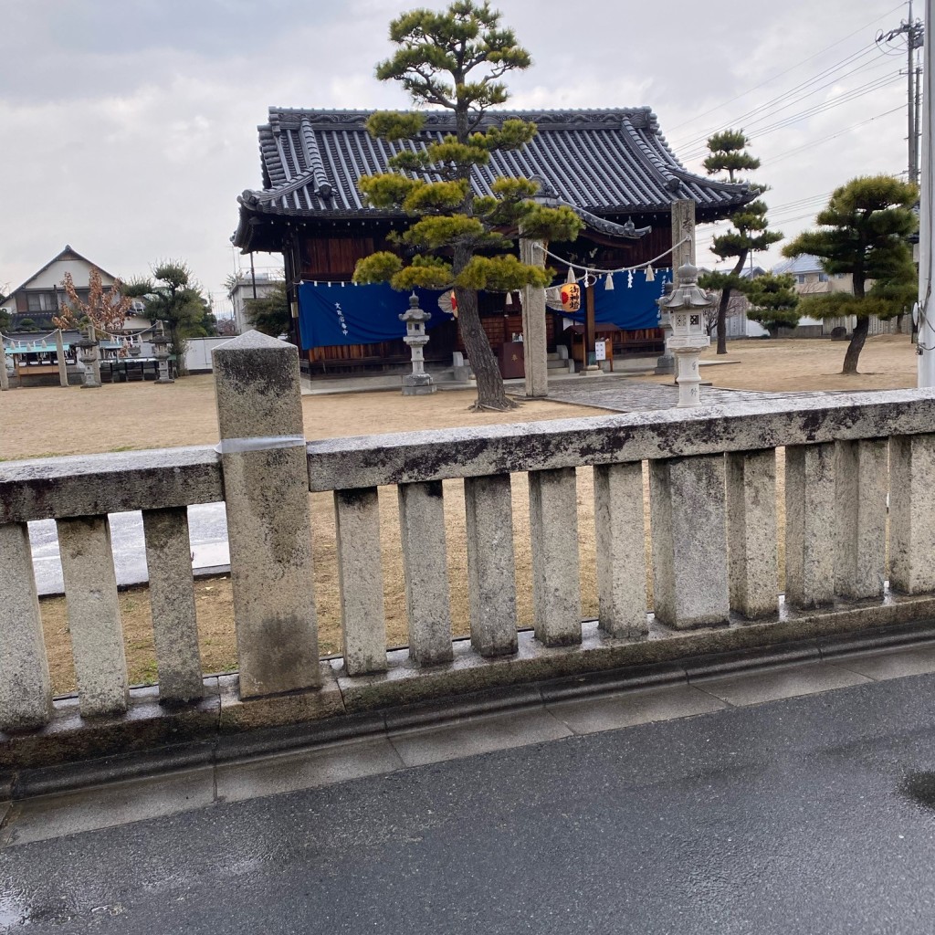 実際訪問したユーザーが直接撮影して投稿した連島町鶴新田神社寅崎神社の写真