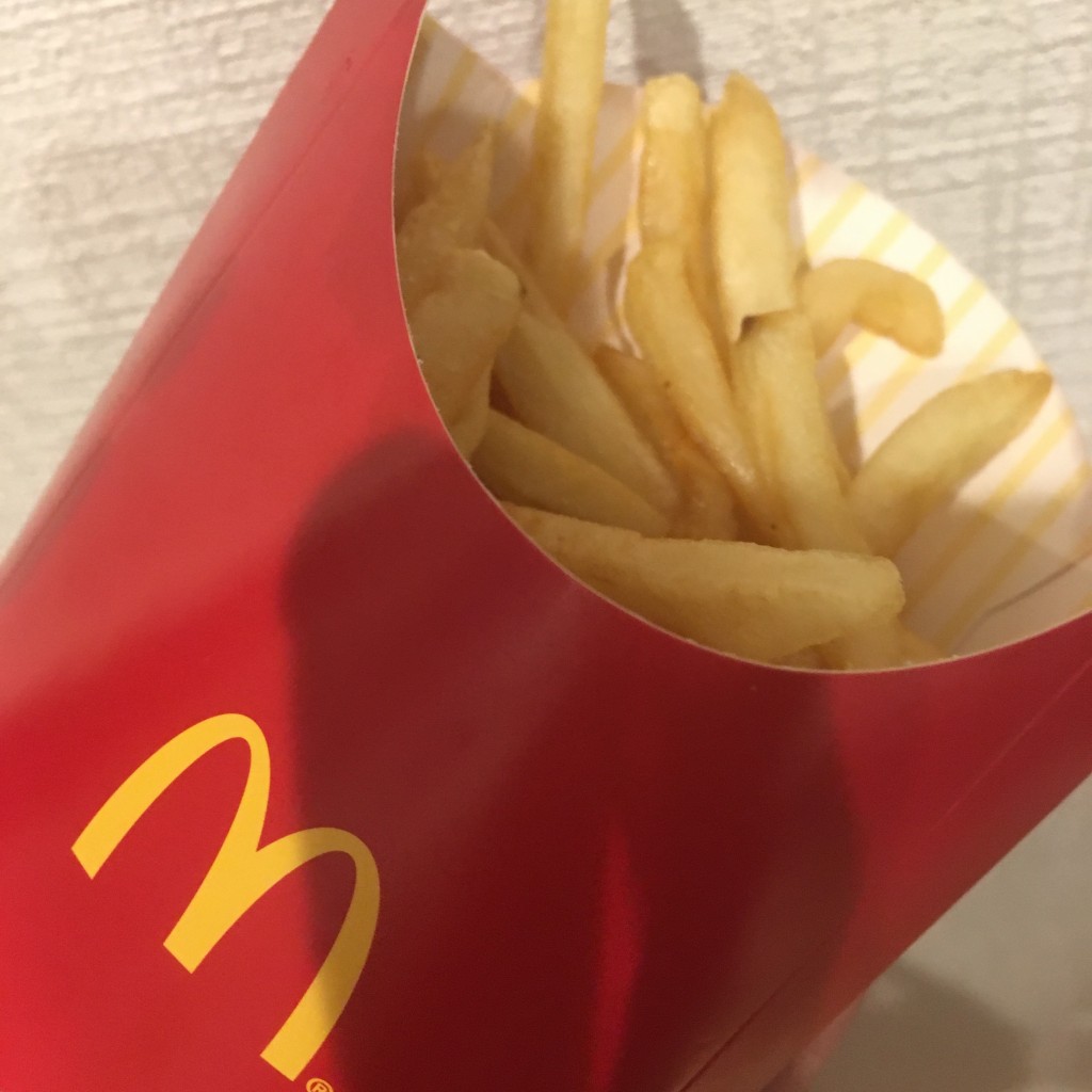 ユーザーが投稿したマックフライポテトの写真 - 実際訪問したユーザーが直接撮影して投稿した東向島ファーストフードマクドナルド 曳舟店の写真