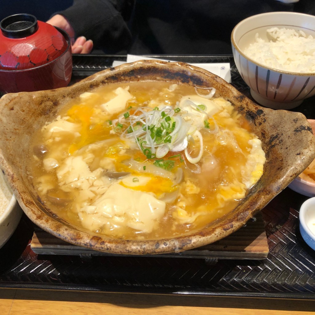 ユーザーが投稿した[定食]鶏肉と豆腐のトロトロ煮の写真 - 実際訪問したユーザーが直接撮影して投稿した西池袋定食屋大戸屋 池袋西口店の写真