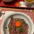 赤身ステーキ丼 - 実際訪問したユーザーが直接撮影して投稿した阿倍野筋バル / バールI T O 肉バル ダイニングの写真のメニュー情報