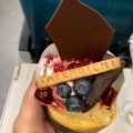 ベリーベリーショコラ - 実際訪問したユーザーが直接撮影して投稿した稲取カフェCREPE&DRINK TATENOICHIの写真のメニュー情報