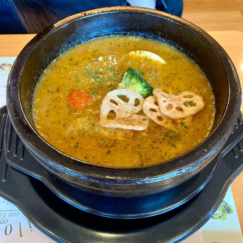 ユーザーが投稿したスープカレーの写真 - 実際訪問したユーザーが直接撮影して投稿した梅田カフェガーデンカフェの写真