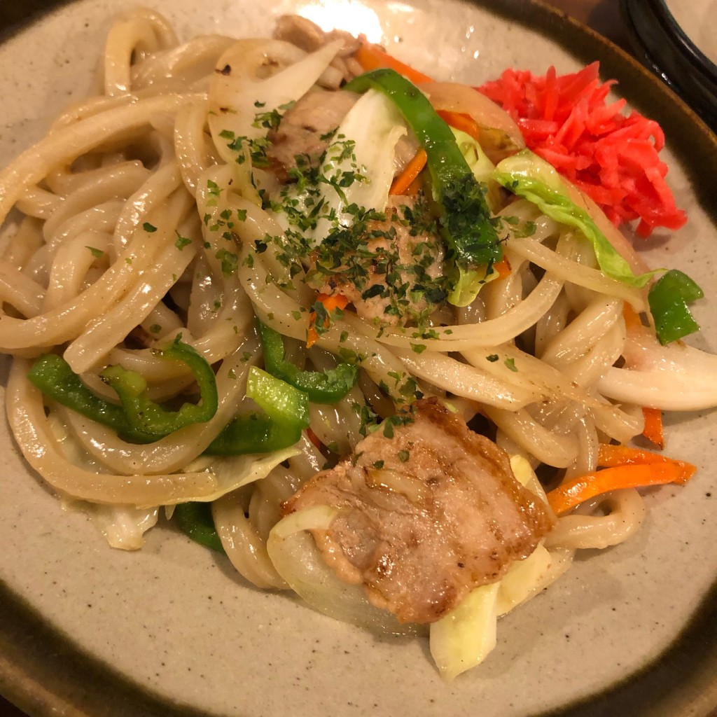 ユーザーが投稿した焼きうどんの写真 - 実際訪問したユーザーが直接撮影して投稿した大崎魚介 / 海鮮料理味楽の写真