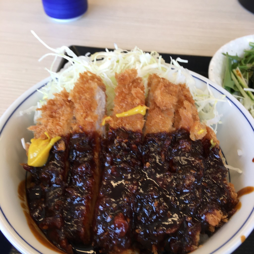 ユーザーが投稿した味噌カツ丼(梅)の写真 - 実際訪問したユーザーが直接撮影して投稿した鵜沼東町とんかつかつや 各務原鵜沼店の写真