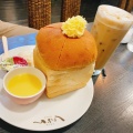 カフェラテ - 実際訪問したユーザーが直接撮影して投稿した渋見町カフェcafe しょぱん 和流津の写真のメニュー情報