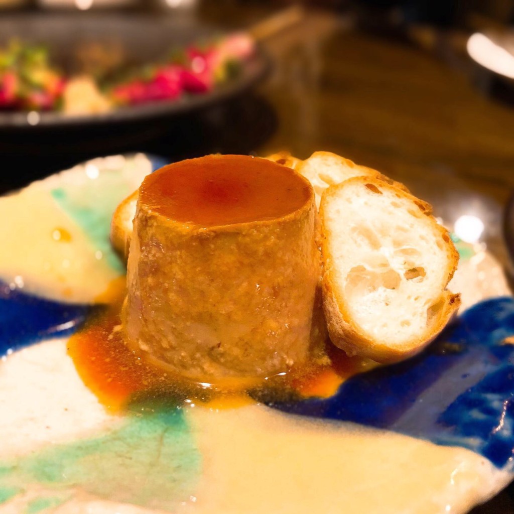 ユーザーが投稿した鶏肝のプディングの写真 - 実際訪問したユーザーが直接撮影して投稿した栄ダイニングバーslow dining 金時の写真
