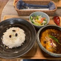 カシミールカレー (コーヒーセット) - 実際訪問したユーザーが直接撮影して投稿した栗栖カフェカフェテラス 北山の写真のメニュー情報