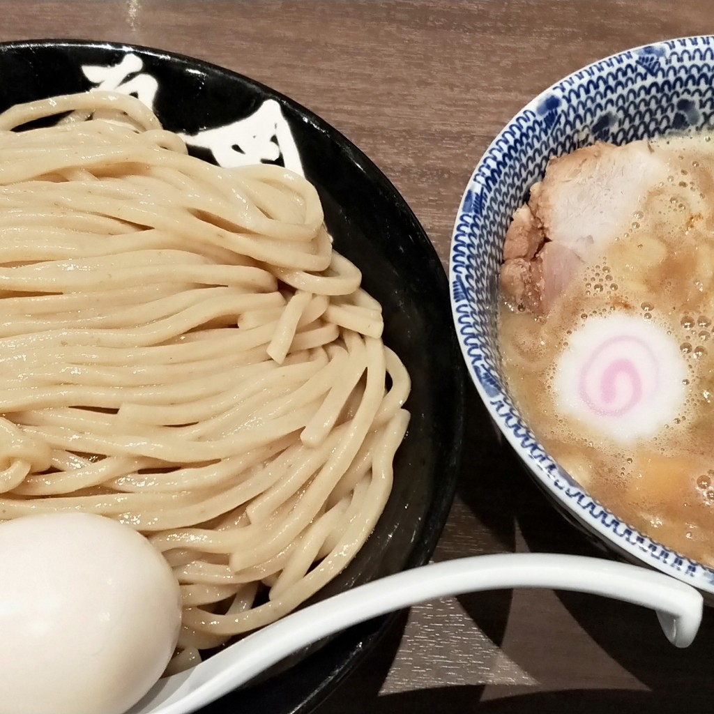 ユーザーが投稿した味玉つけ麺の写真 - 実際訪問したユーザーが直接撮影して投稿した押上つけ麺専門店六厘舎TOKYO 東京ソラマチ店の写真