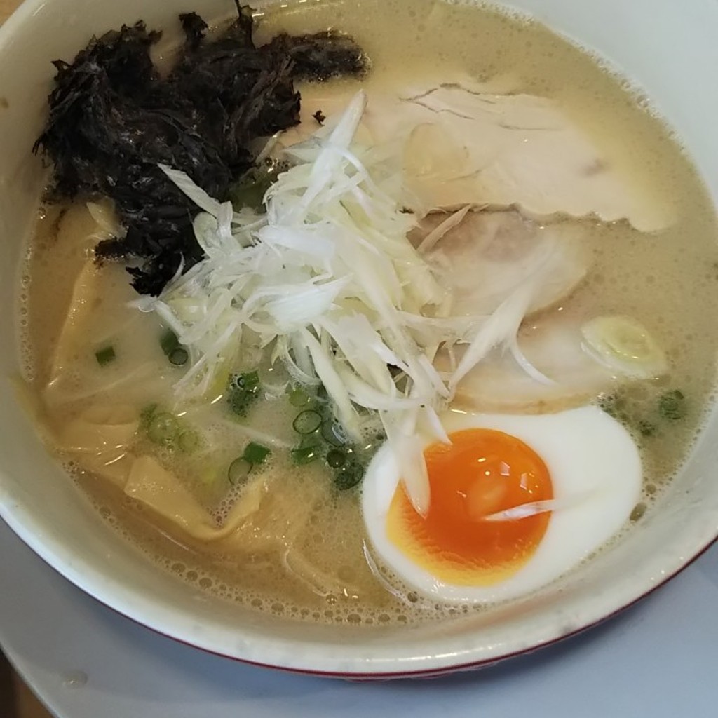 ユーザーが投稿した鶏豚ラーメン極(塩)の写真 - 実際訪問したユーザーが直接撮影して投稿した平上荒川ラーメン / つけ麺麺屋 さ近の写真