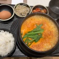 赤カラ麺 - 実際訪問したユーザーが直接撮影して投稿した高松町韓国鍋スントゥブオッキー 西宮ガーデンズ店の写真のメニュー情報