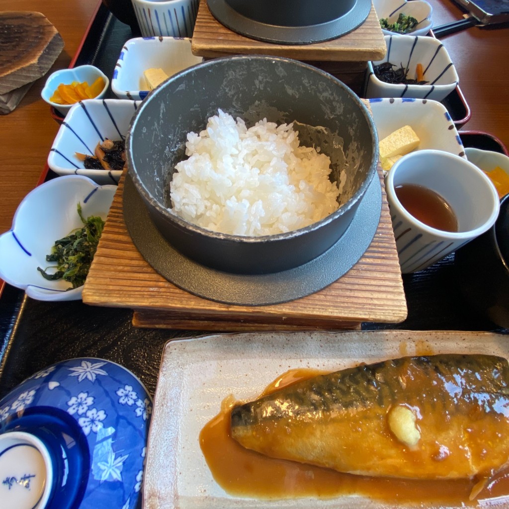ユーザーが投稿した鯖味噌煮ご膳の写真 - 実際訪問したユーザーが直接撮影して投稿した大通南和食 / 日本料理銀シャリ亭くまだの写真