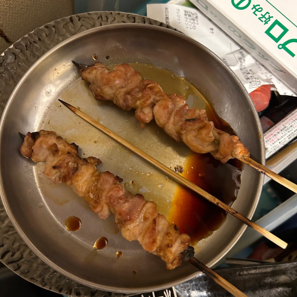 ユーザーが投稿した焼き鳥 ももの写真 - 実際訪問したユーザーが直接撮影して投稿した中山手通焼鳥四文屋 三宮2号店の写真