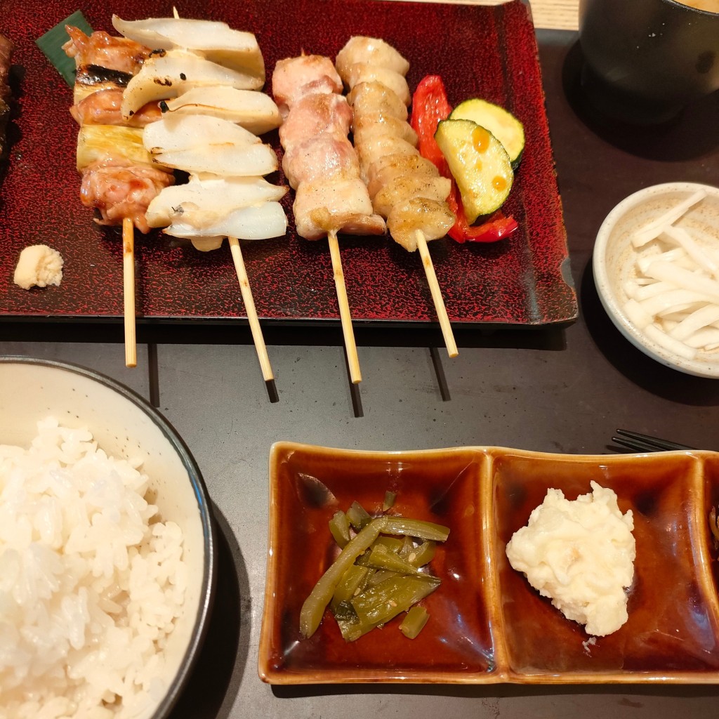 ユーザーが投稿したLunch 週末限定炭焼き御膳の写真 - 実際訪問したユーザーが直接撮影して投稿した緑町居酒屋炭焼き大 立川グリーンスプリングス店の写真