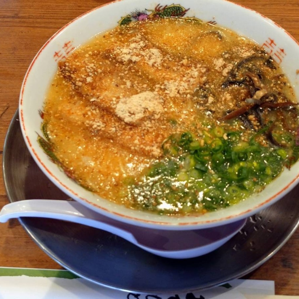 ユーザーが投稿したにんにくラーメンの写真 - 実際訪問したユーザーが直接撮影して投稿した津久礼ラーメン専門店ラーメン 天外天 本店の写真