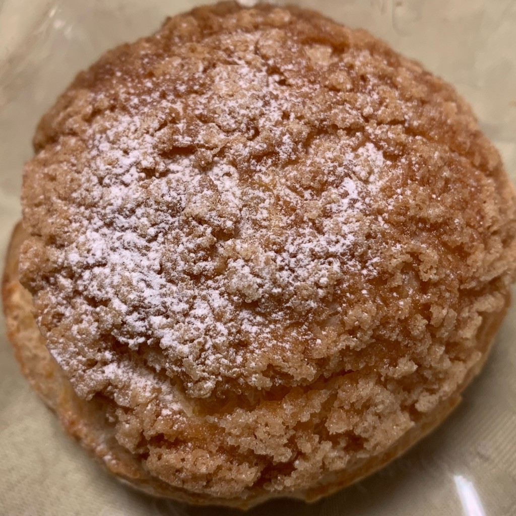 ユーザーが投稿したカスタードクッキーシューの写真 - 実際訪問したユーザーが直接撮影して投稿した上小田中スイーツYATSUDOKI ビーンズ武蔵中原店の写真