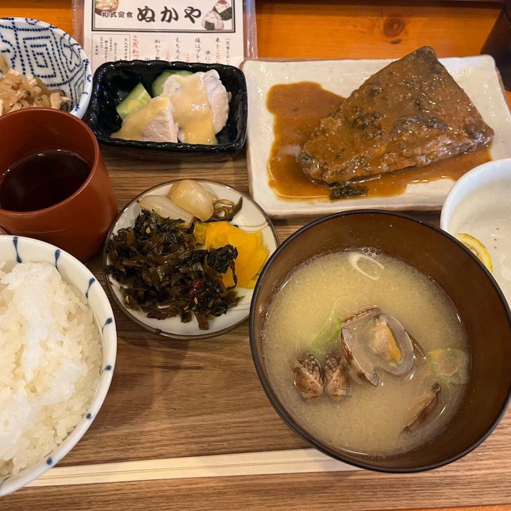 ユーザーが投稿した鯖のぬかだき定食の写真 - 実際訪問したユーザーが直接撮影して投稿した黒原和食 / 日本料理ぬかやの写真