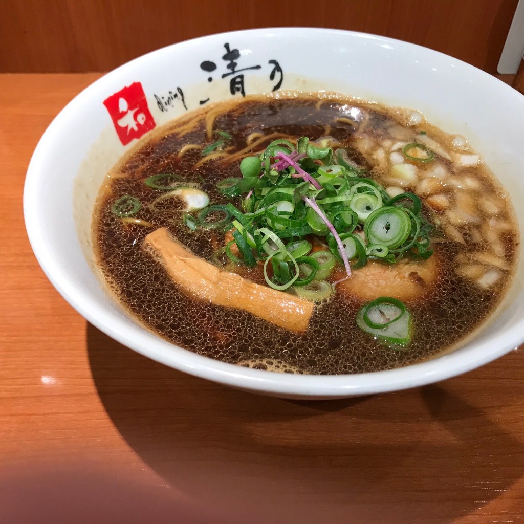 ユーザーが投稿した醤油ラーメンの写真 - 実際訪問したユーザーが直接撮影して投稿した友田町ラーメン / つけ麺清乃 近鉄百貨店和歌山店の写真