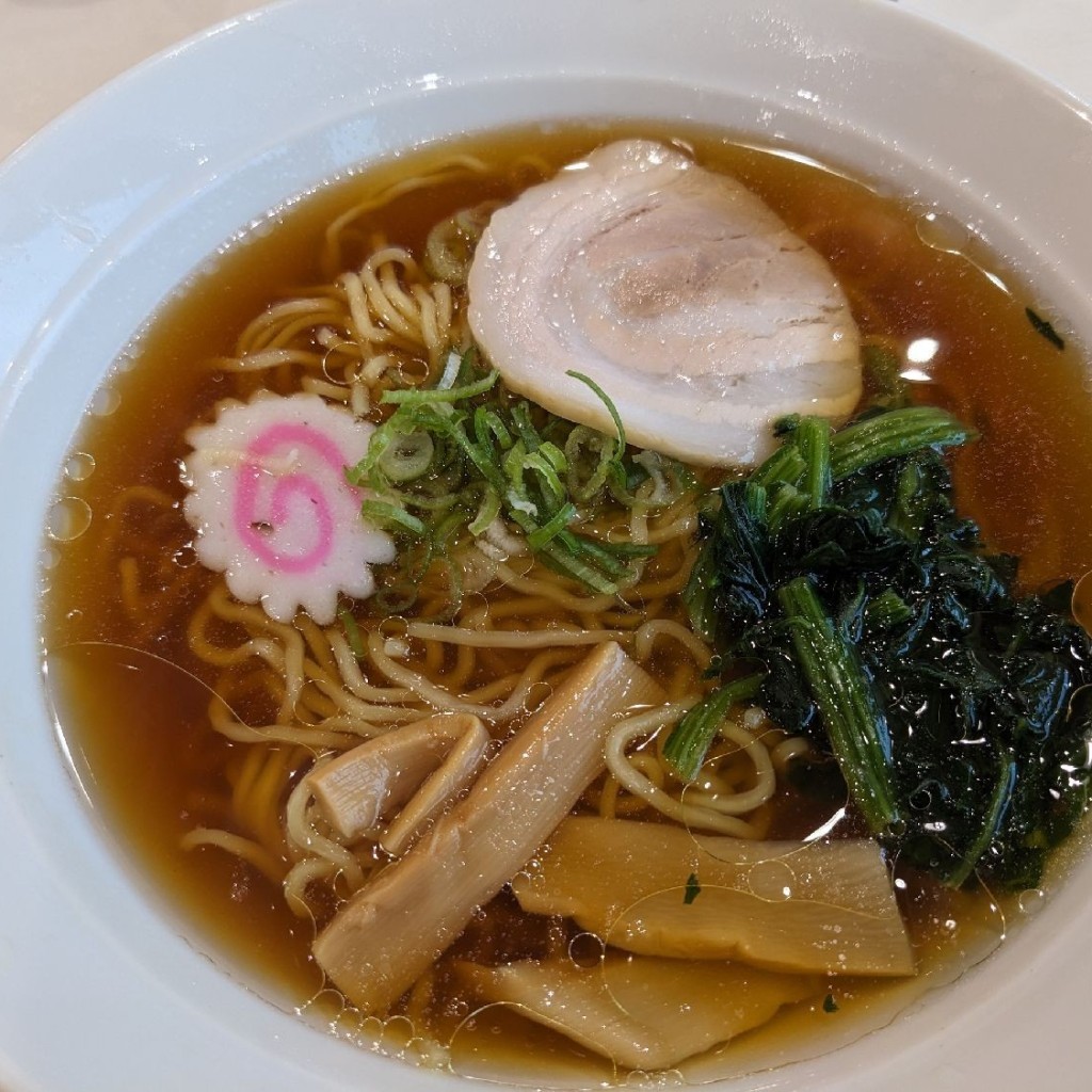 ユーザーが投稿した醤油ラーメンの写真 - 実際訪問したユーザーが直接撮影して投稿した大森北ファーストフードポッポ 大森店の写真