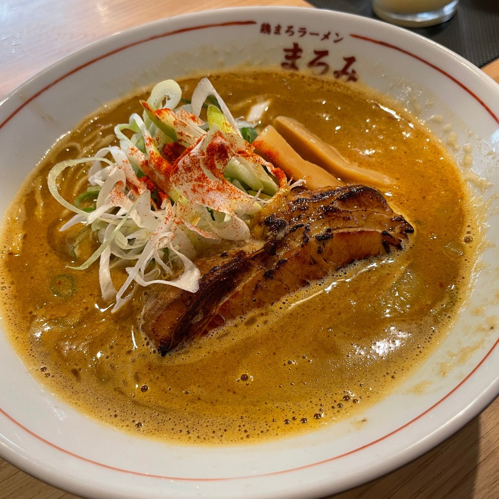 LINE-idleさんが投稿した八日市ラーメン専門店のお店鶏まろラーメン まろみ/ニワトリマロラーメン マロミの写真