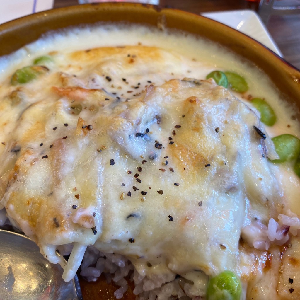 ユーザーが投稿した根菜ドリアの写真 - 実際訪問したユーザーが直接撮影して投稿した中野カフェ高倉町珈琲・仙台新港店の写真
