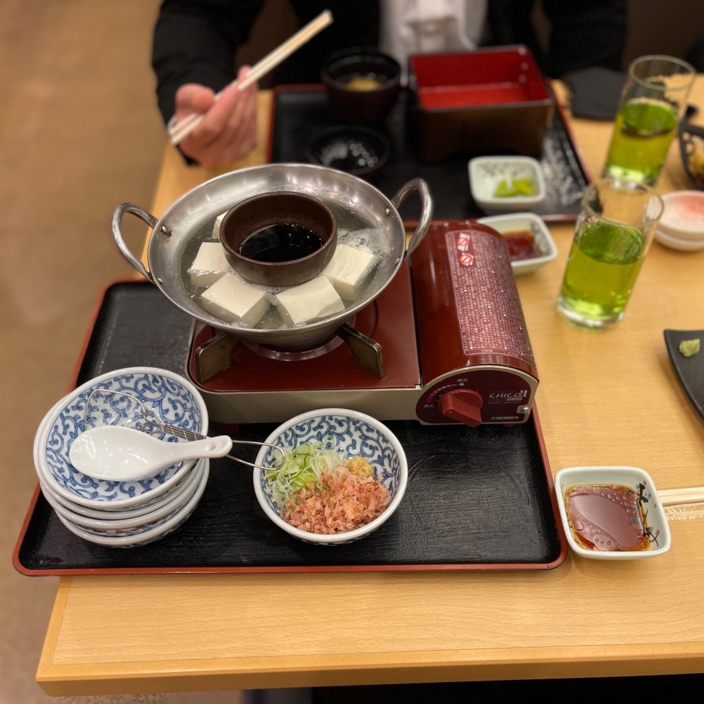 ユーザーが投稿した湯豆腐の写真 - 実際訪問したユーザーが直接撮影して投稿した芝和食 / 日本料理和食れすとらん 天狗 蕨店の写真