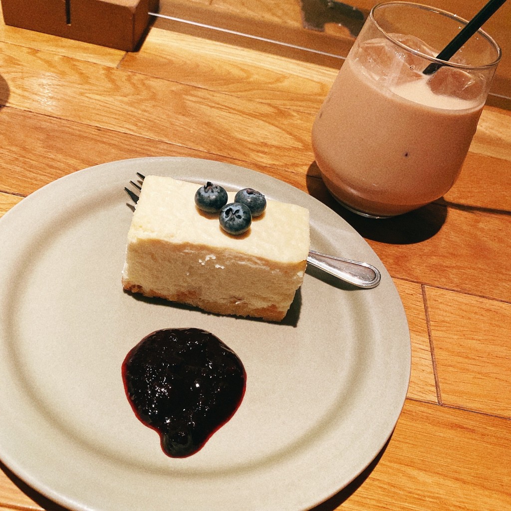 ユーザーが投稿したNYチーズケーキの写真 - 実際訪問したユーザーが直接撮影して投稿した南堀江カフェタブレスコーヒーベーカリー&ダイナー南堀江店の写真