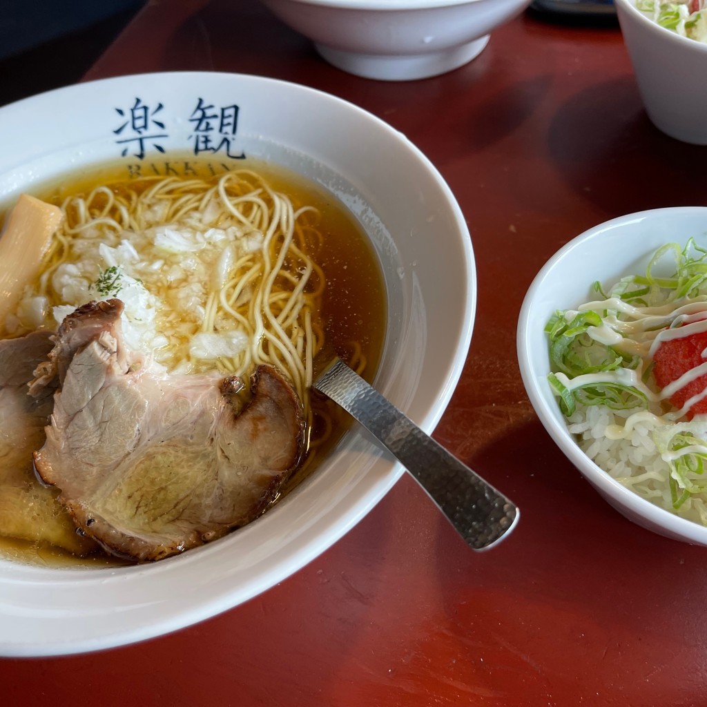 DaiKawaiさんが投稿した曙町ラーメン専門店のお店楽観 立川店/ラッカン タチカワテンの写真