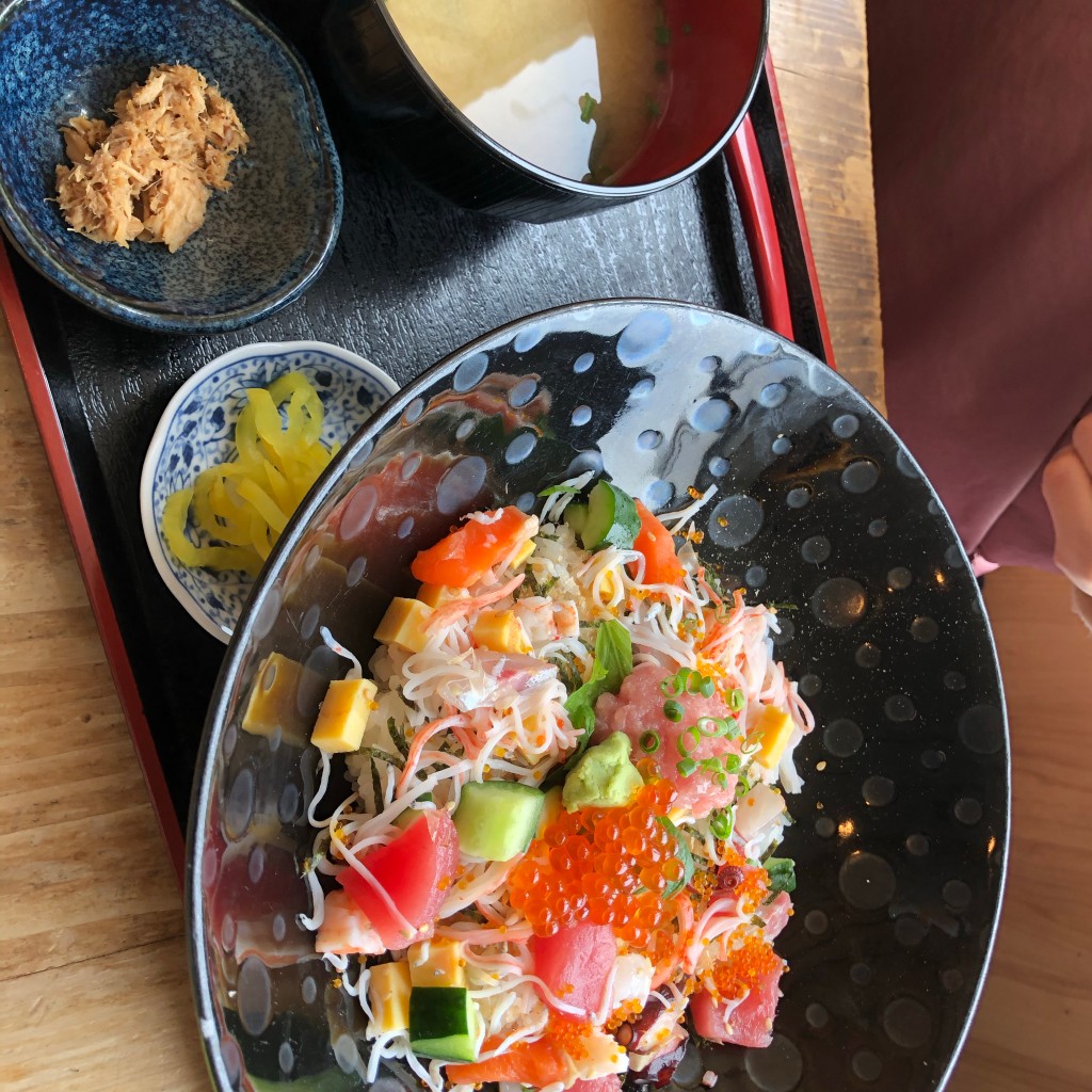 ユーザーが投稿したランチAの写真 - 実際訪問したユーザーが直接撮影して投稿した島崎町魚介 / 海鮮料理大間新栄丸の写真