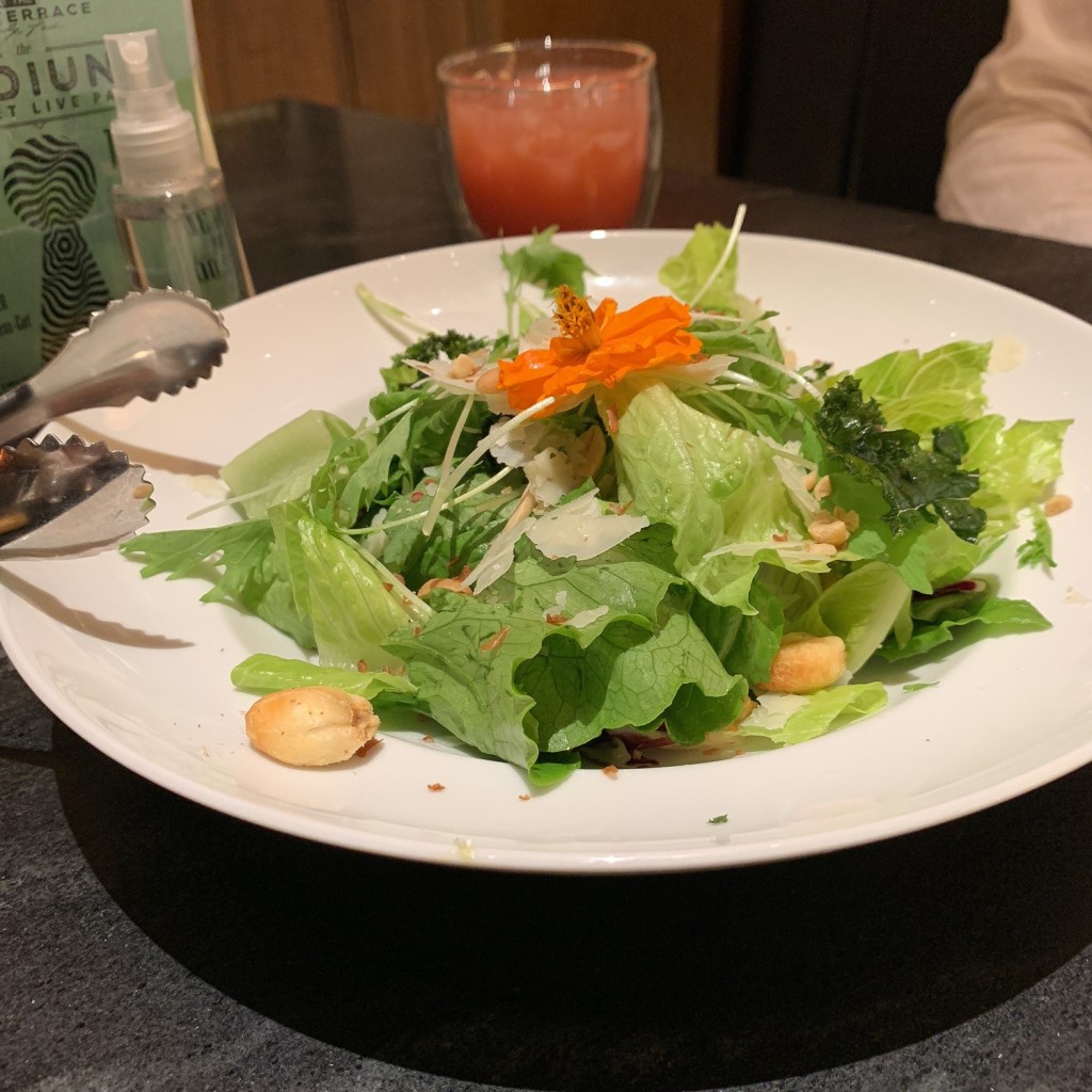 ユーザーが投稿したロメインレタスのサラダの写真 - 実際訪問したユーザーが直接撮影して投稿した法蓮佐保山洋食BABYFACE SKY TERRACEの写真