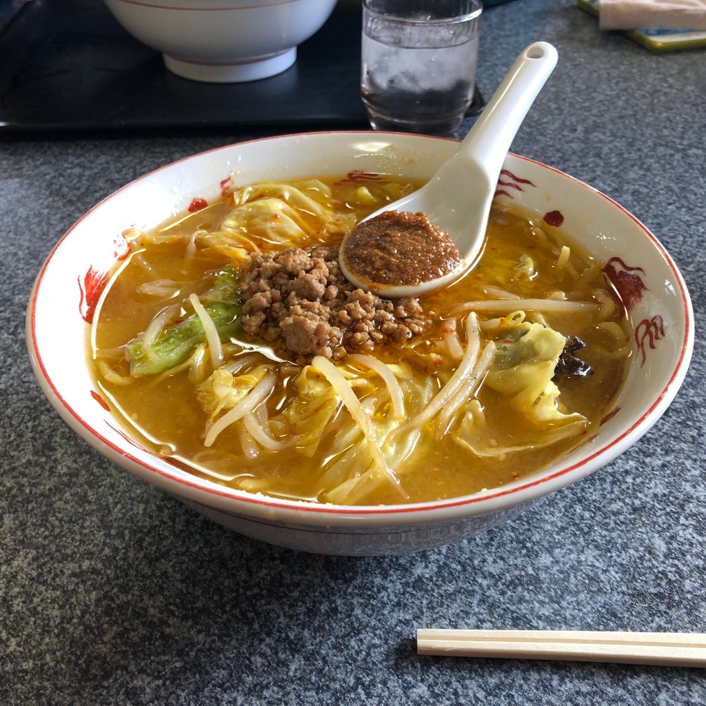 ユーザーが投稿したみそラーメンの写真 - 実際訪問したユーザーが直接撮影して投稿した柳生ラーメン / つけ麺松月の写真