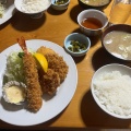 盛合定食 - 実際訪問したユーザーが直接撮影して投稿した湯島とんかつ井泉 本店の写真のメニュー情報