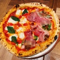 ハーフ&ハーフピザ - 実際訪問したユーザーが直接撮影して投稿した新千葉イタリアンイタリア食堂 ポルチェリーノ ペリエ千葉店の写真のメニュー情報