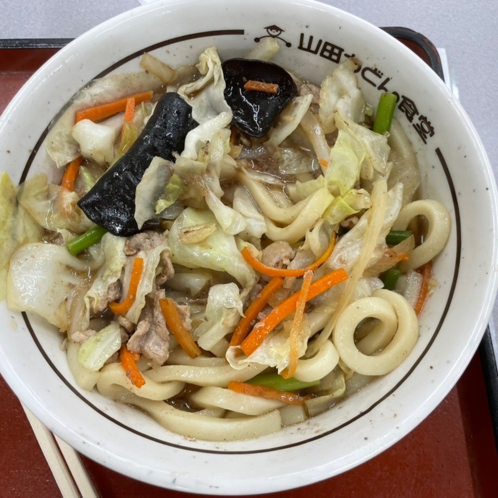 ユーザーが投稿した野菜うどんの写真 - 実際訪問したユーザーが直接撮影して投稿した立石うどん山田うどん食堂 新町店の写真