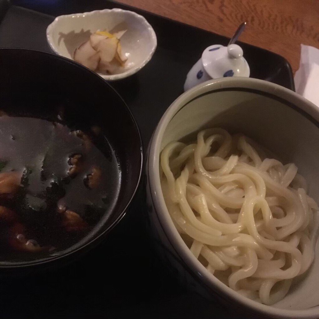 ユーザーが投稿した鶏南蛮つけ麺の写真 - 実際訪問したユーザーが直接撮影して投稿した三瀬村三瀬カフェのっちの写真