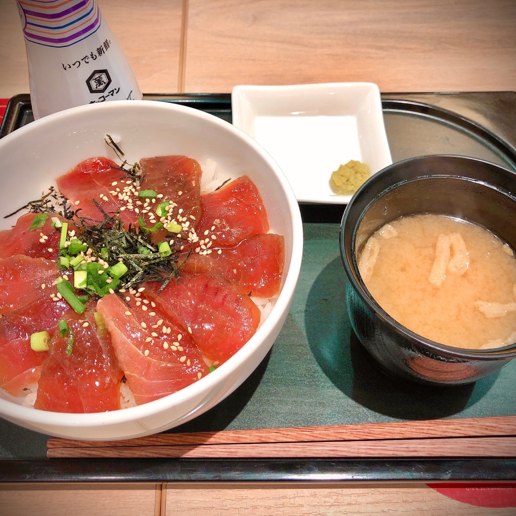 ユーザーが投稿したまぐろの漬け丼(単品)単品の写真 - 実際訪問したユーザーが直接撮影して投稿した南砂ファミリーレストランデニーズ 南砂店の写真