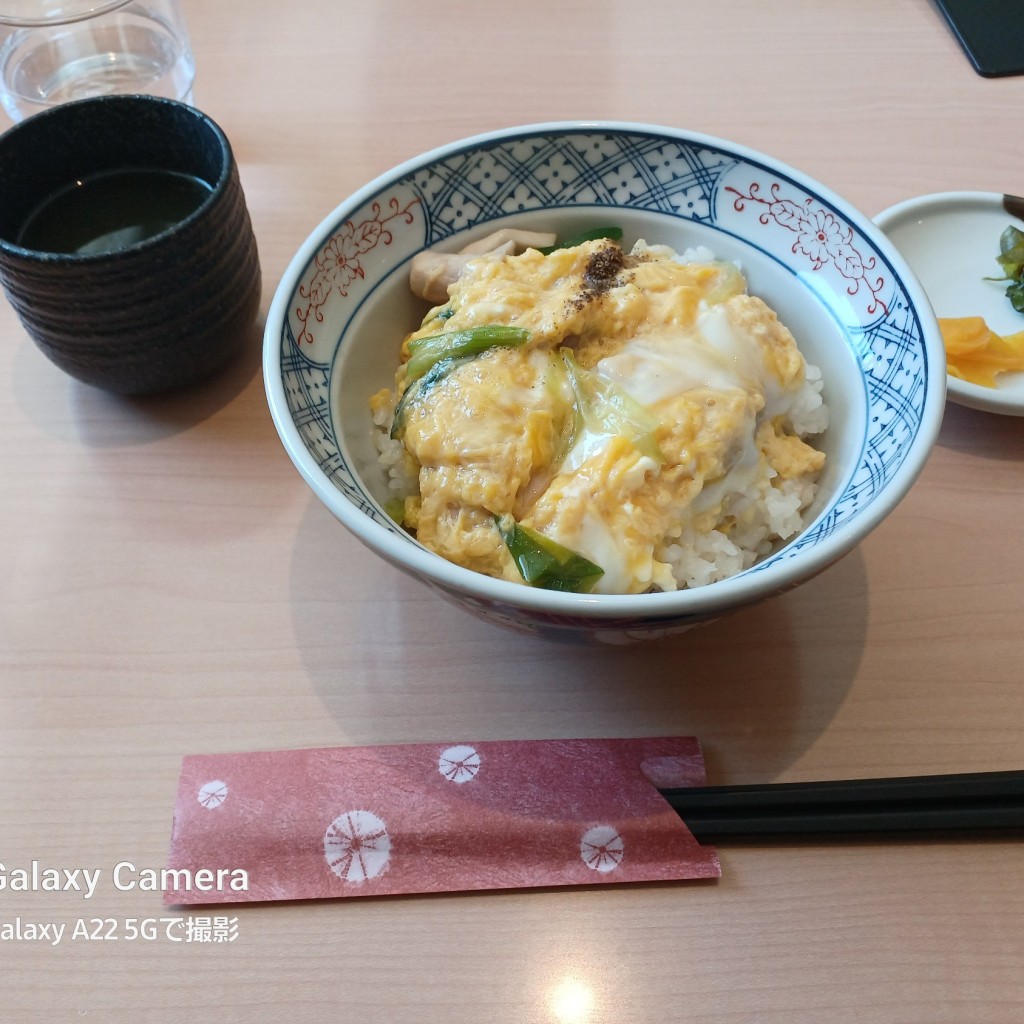 ユーザーが投稿した親子丼の写真 - 実際訪問したユーザーが直接撮影して投稿した元浜町うどんうどん・そば吉野の写真