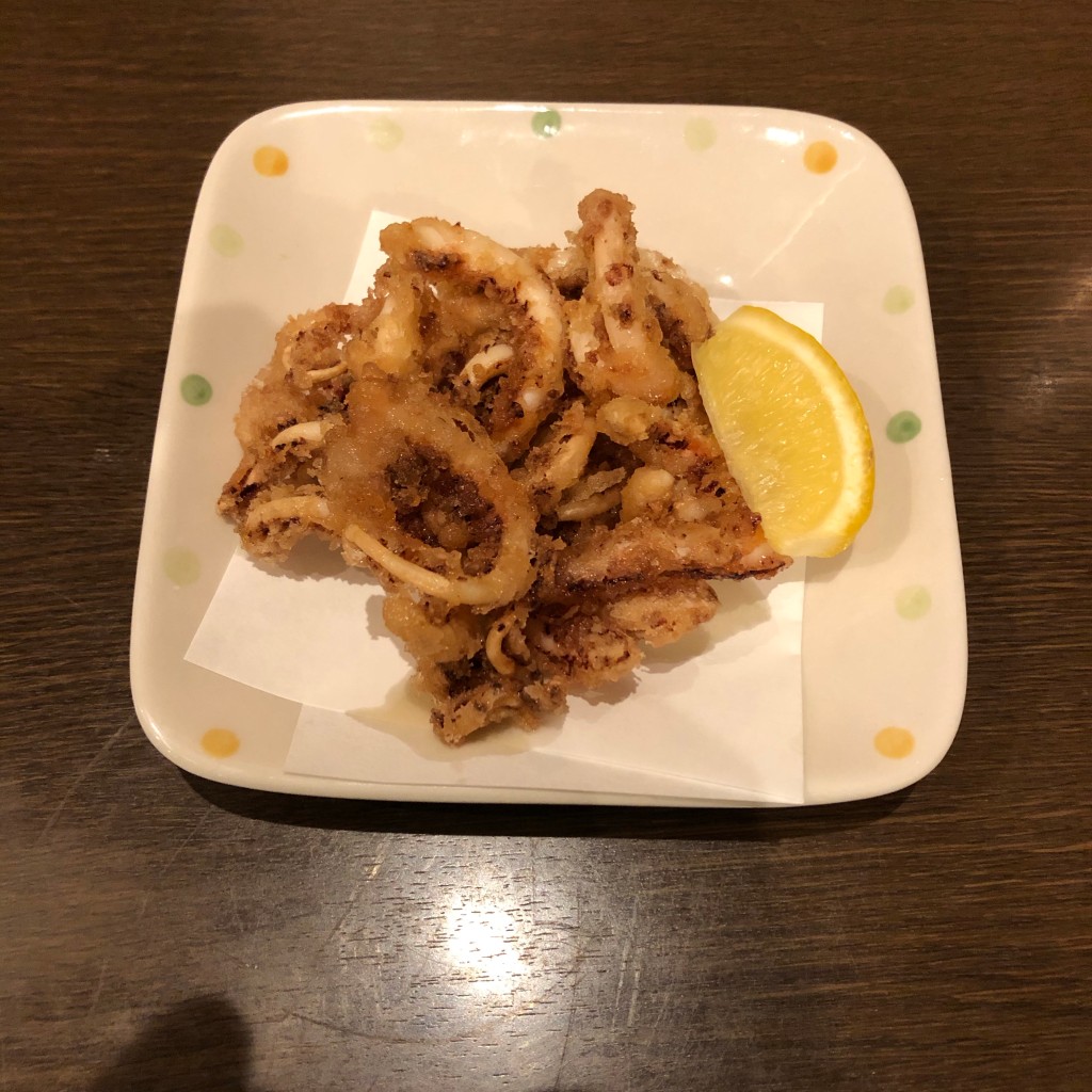 ユーザーが投稿したイカゲソの唐揚げの写真 - 実際訪問したユーザーが直接撮影して投稿した浄水町和食 / 日本料理お食事処 楽の写真