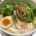 実際訪問したユーザーが直接撮影して投稿した亀有ラーメン / つけ麺鶏白湯ラーメン 自由が丘蔭山 アリオ亀有店の写真