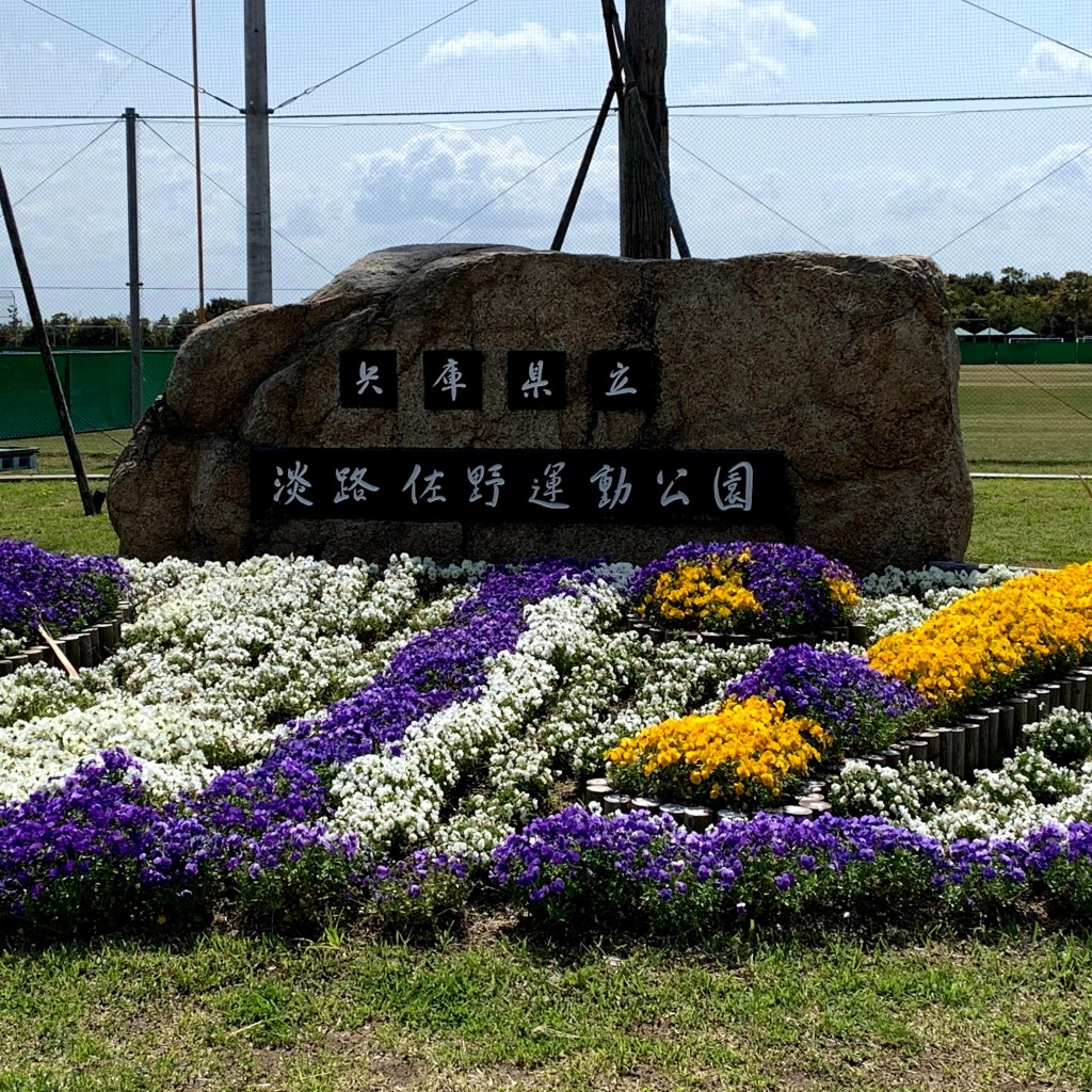 実際訪問したユーザーが直接撮影して投稿した佐野新島公園兵庫県立淡路佐野運動公園の写真