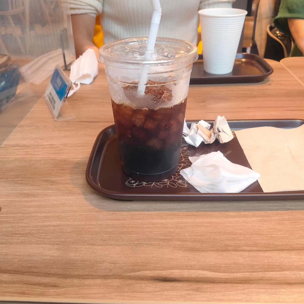 ユーザーが投稿したコーヒーの写真 - 実際訪問したユーザーが直接撮影して投稿した元町通ファーストフードモスバーガー 神戸元町店の写真