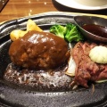 実際訪問したユーザーが直接撮影して投稿した谷保ハンバーグ肉の万世 国立矢川駅前店の写真