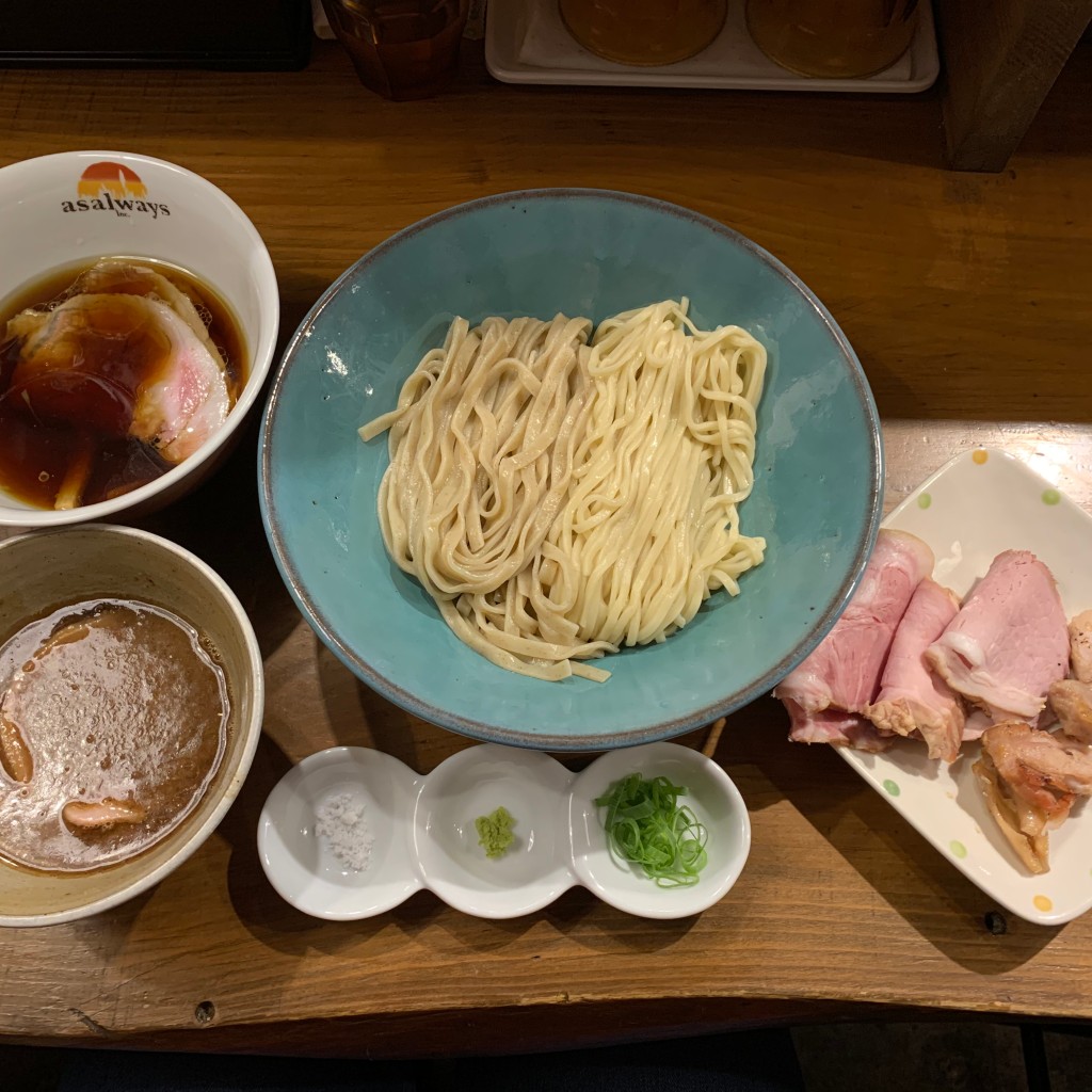 ユーザーが投稿したつけ麺Scramble〜北の国から2019小麦の写真 - 実際訪問したユーザーが直接撮影して投稿した新町ラーメン専門店いかれたNOODLE Fishtonsの写真