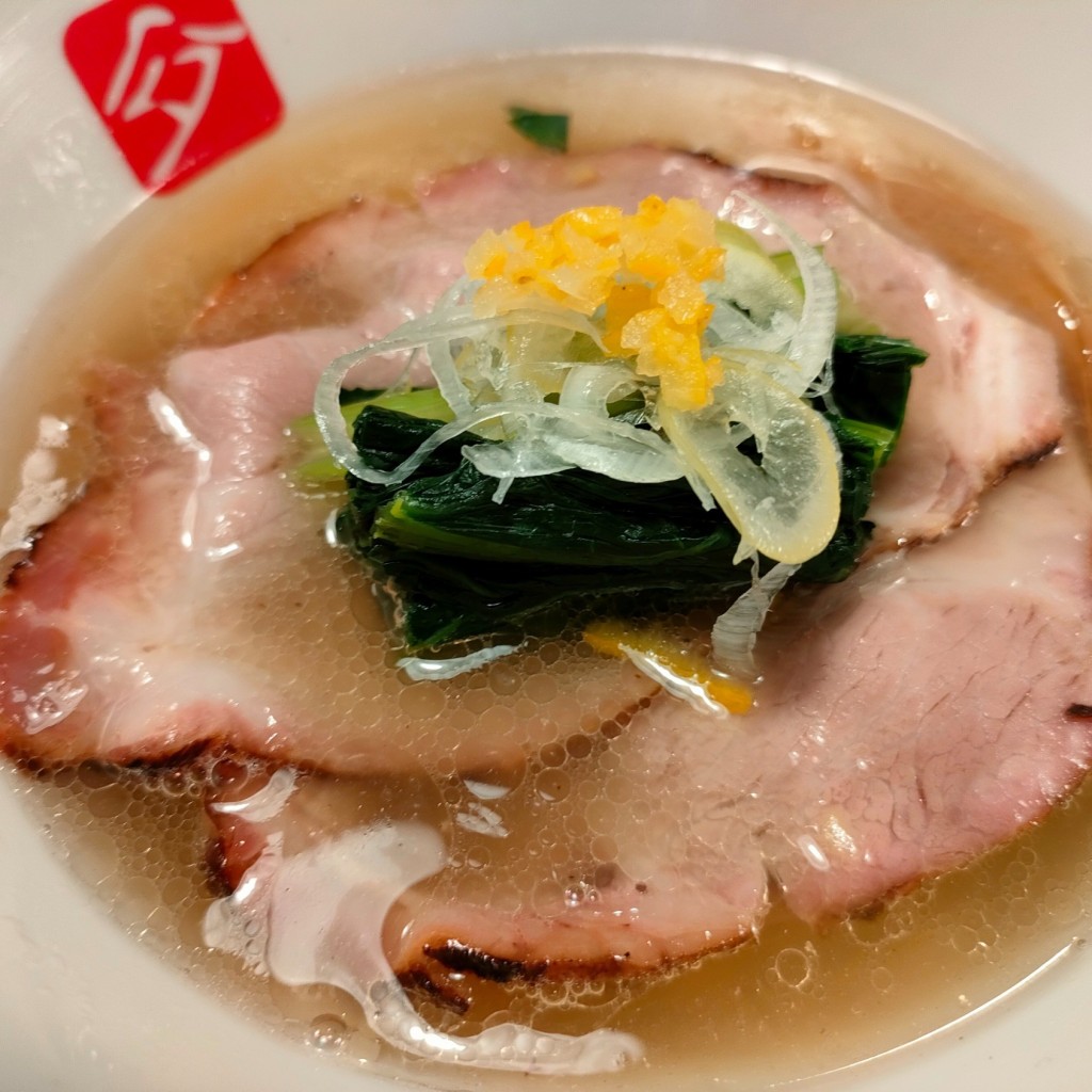 ユーザーが投稿した塩そばの写真 - 実際訪問したユーザーが直接撮影して投稿した大口通つけ麺専門店KITCHEN TAKANOの写真