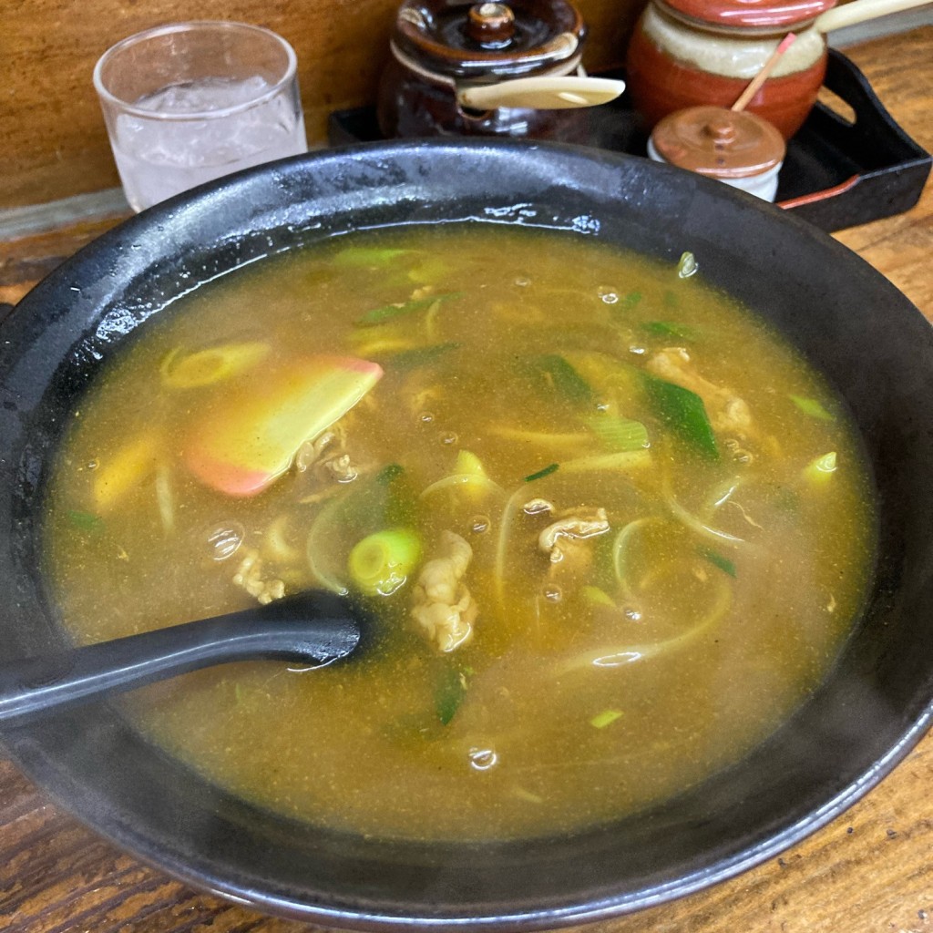 ユーザーが投稿したカレーうどんの写真 - 実際訪問したユーザーが直接撮影して投稿した生玉寺町そば谷九 ふる里の写真