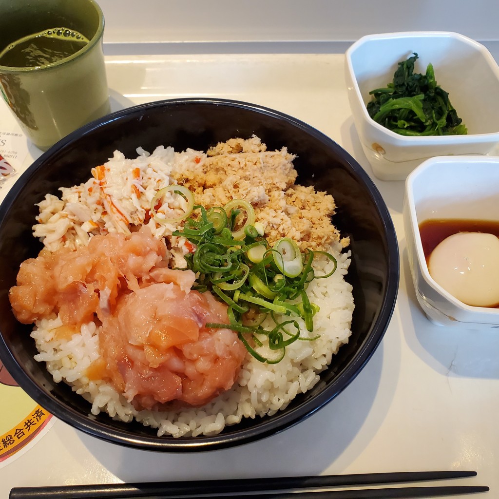 ユーザーが投稿した北海丼の写真 - 実際訪問したユーザーが直接撮影して投稿した松ケ崎御所海道町その他飲食店カフェテリア オルタスの写真