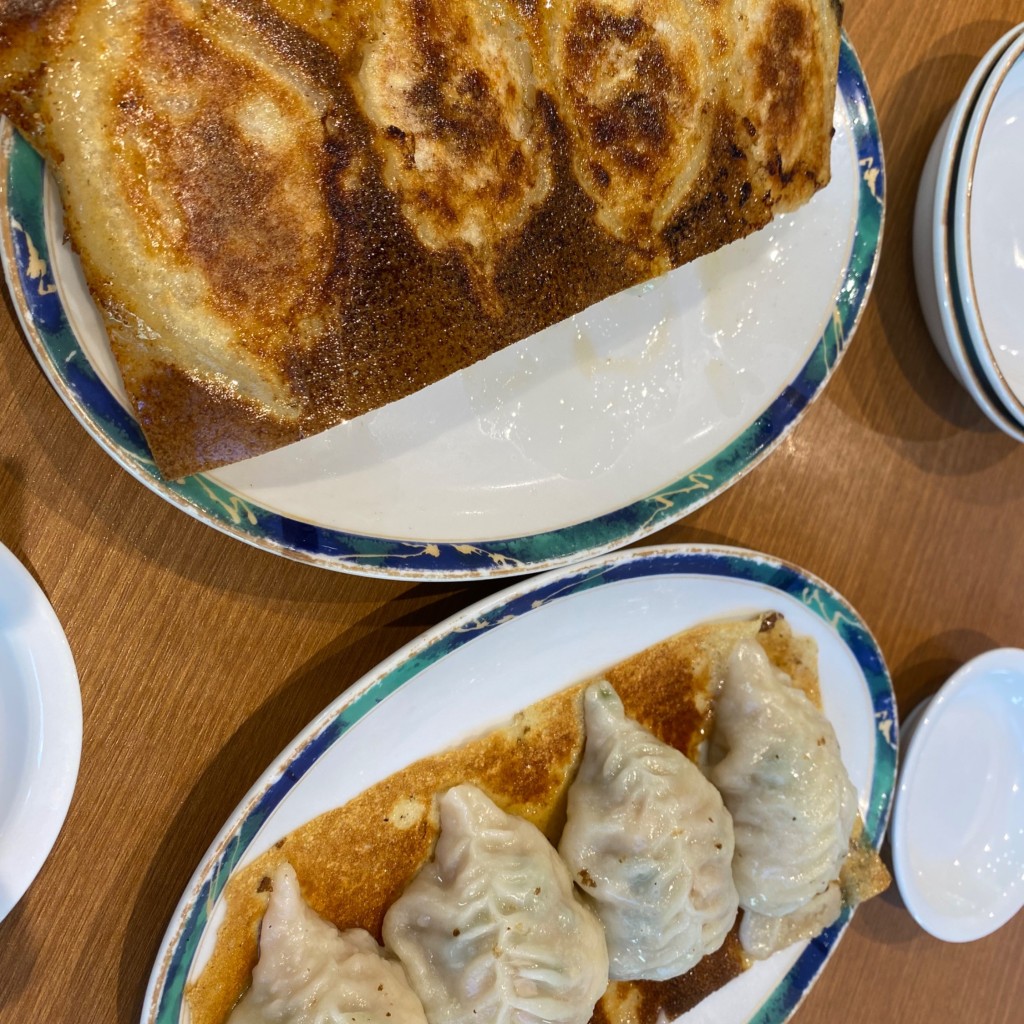 ユーザーが投稿した焼き餃子(鍋得)の写真 - 実際訪問したユーザーが直接撮影して投稿した羽田空港中華料理中国料理 春香園 羽田店の写真