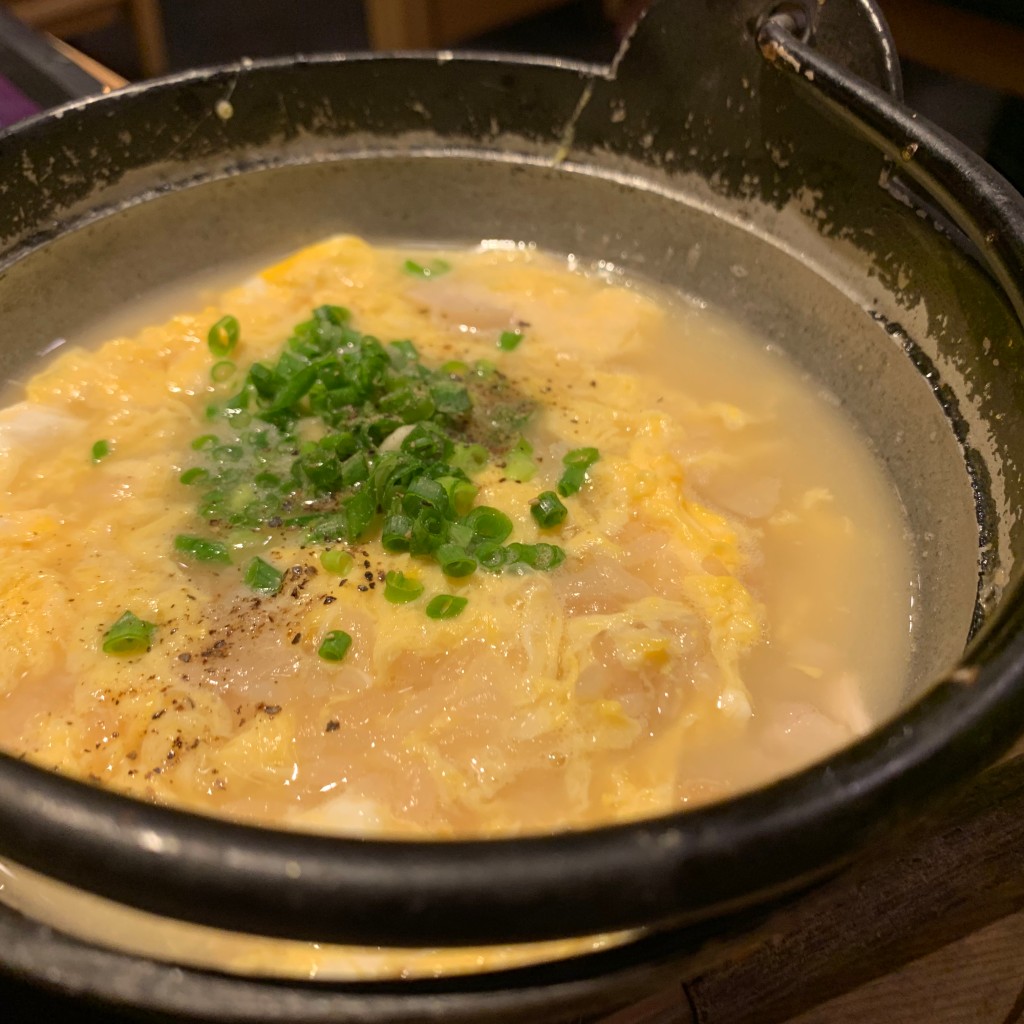 ユーザーが投稿した鶏雑炊の写真 - 実際訪問したユーザーが直接撮影して投稿した歌舞伎町焼鳥やきとりセンター 新宿歌舞伎町店の写真