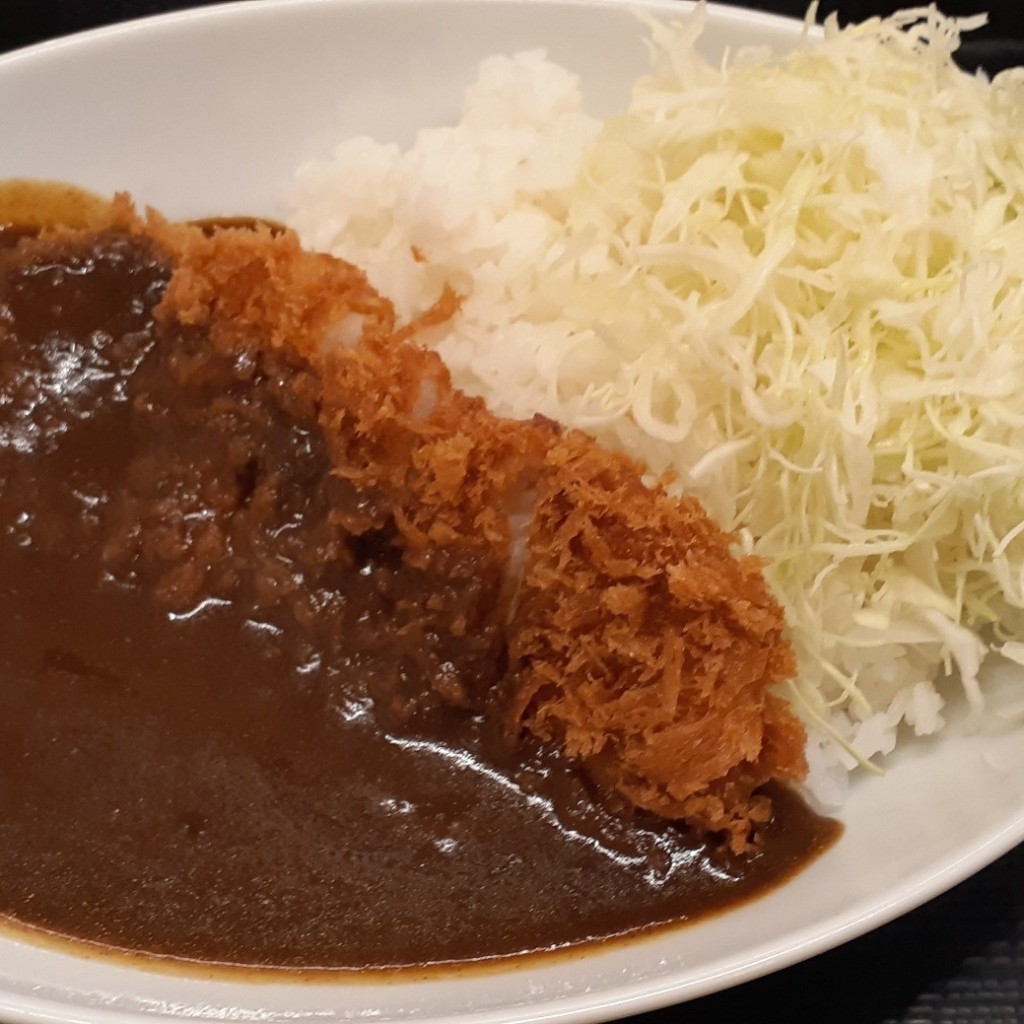 ユーザーが投稿したカツカレー(梅)の写真 - 実際訪問したユーザーが直接撮影して投稿した大泉寺町とんかつかつや 愛知春日井インター店の写真