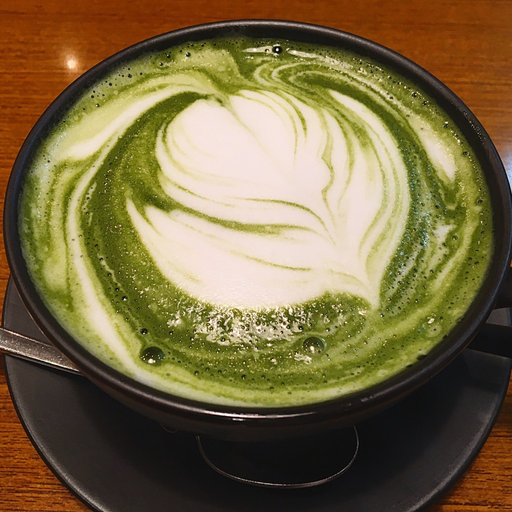 ユーザーが投稿した濃厚抹茶ミルクの写真 - 実際訪問したユーザーが直接撮影して投稿した上野カフェWIRED CAFEアトレ上野の写真