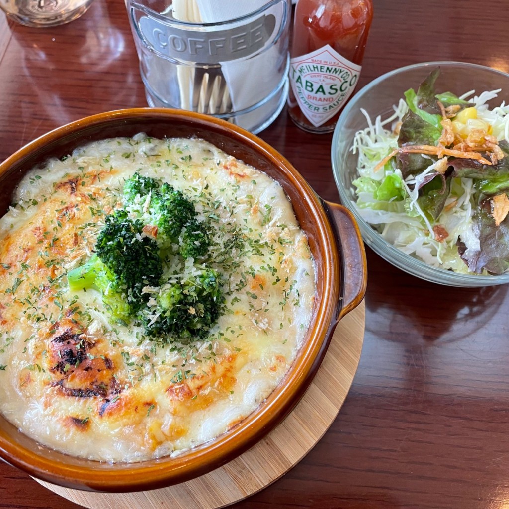 ユーザーが投稿したチキンのクリーミードリアの写真 - 実際訪問したユーザーが直接撮影して投稿した円明寺カフェCafe IMAMURAの写真